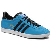 adidas gazelle black and blue