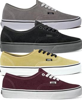 vans authentic suede