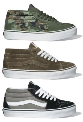 vans mid leather