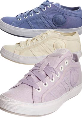 Diesel Women 39s Net Lace Up Trainer Rubber sole with flat heel Diesel Women 39s Net Lace Up Trainer Rubber sole with flat heel