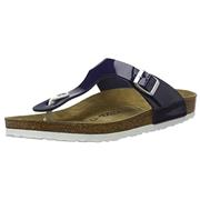 birkenstock gizeh patent blue