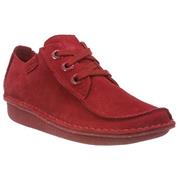 Clarks Funny Dream Red Suede