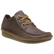 clarks funny dream brown leather