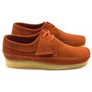 clarks weaver orange