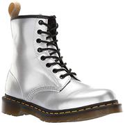 silver vegan dr martens