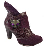 Details about   Irregular Choice Miaow Blue Purple Womens Ankle Boots