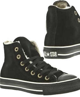 converse all star suede shearling