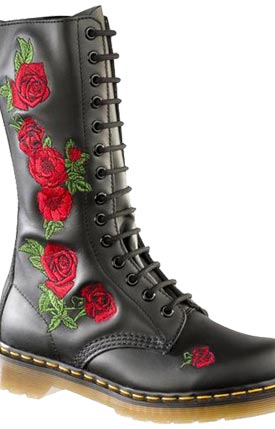 doc martens rose boots