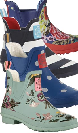 joules fur lined wellibobs