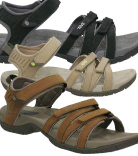 teva tirra leather black