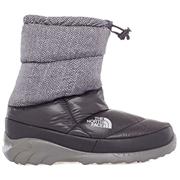 the north face nuptse apres down insulated booties in cream