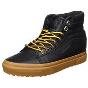 vans sk8 hi mte black leather gum